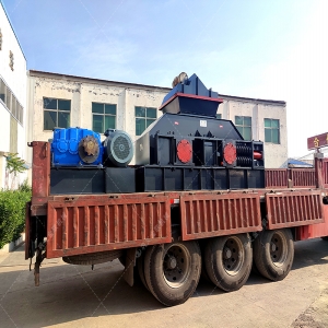 1500x800對輥制砂機 大型制砂機設備發貨